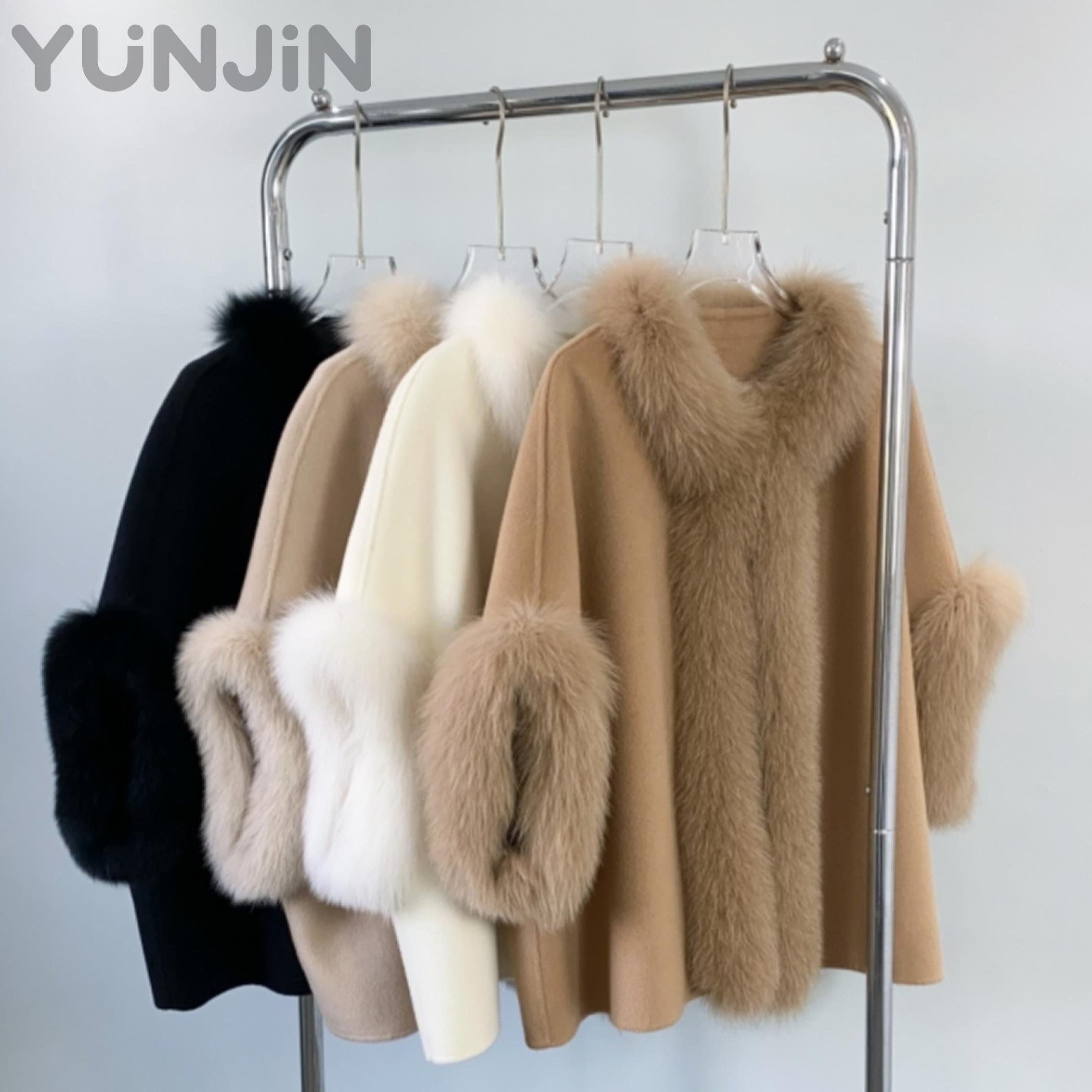 Winter Barse Wool Cashmere Coat Women Short Woolen