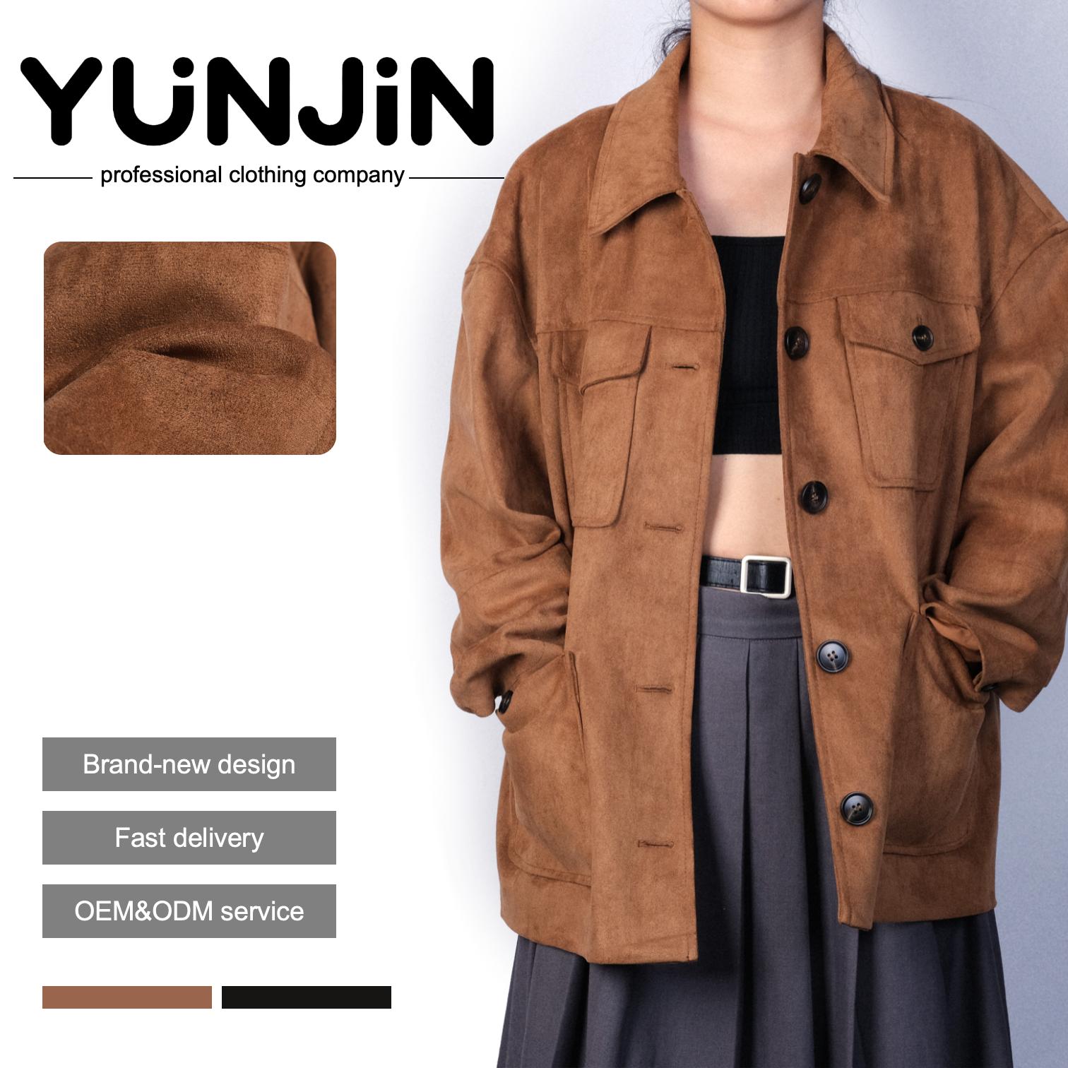 YUNJIN Women's Vintage Faux Fur Winter Coat -