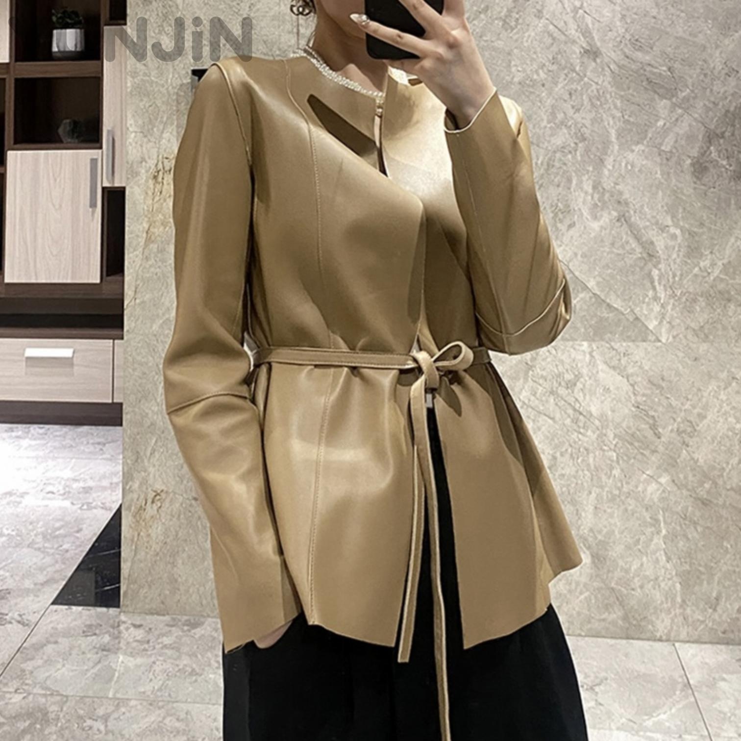 High Quality Designer Women's Genuine Leather Cardigan Belt