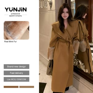 Luxury Double-Sided Winter Coat Long Maxi Double Face