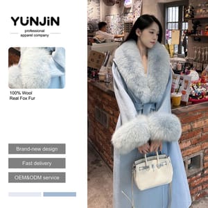 Winter Design Women's Double Faced Wool Cashmere Coat